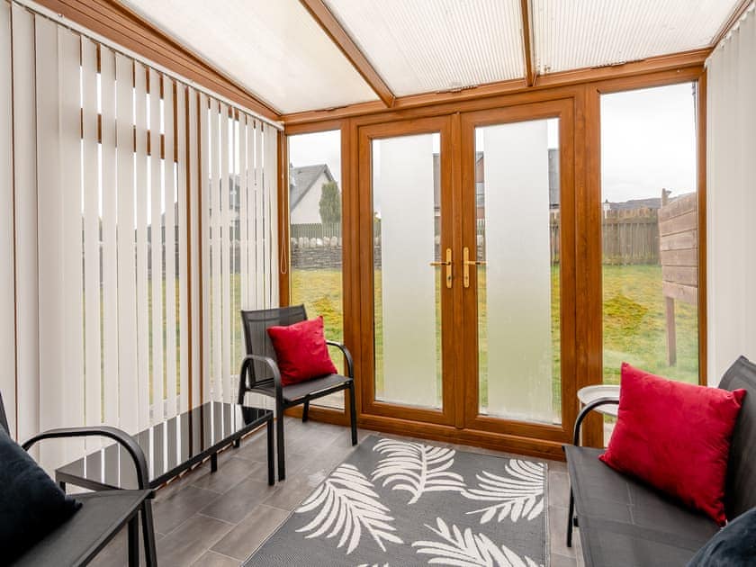 Conservatory | Clunnie Mor - Allt Mor Cottages, Aviemore