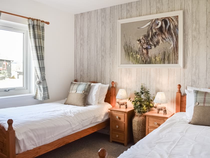 Twin bedroom | Lyon Lodge, Aberfeldy