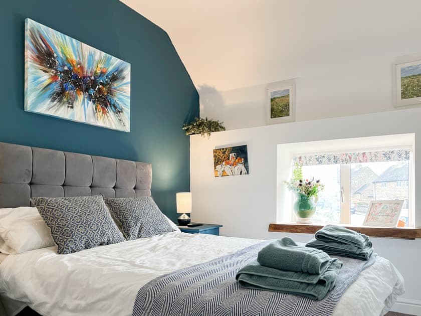 Double bedroom | Holly Cottage, Ashover, near Matlock.