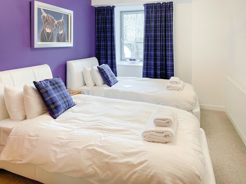 Twin bedroom | Abbey Church 14 - Highland Club, Fort Augustus