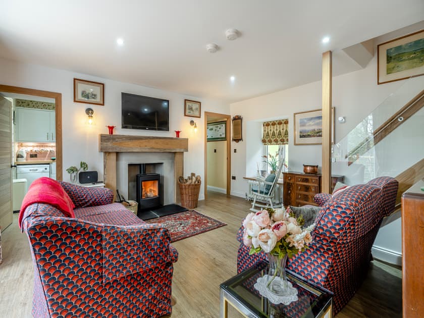 Living area | Mill Hill Cottage - Mill Hill and Barjols Holidays, Lamington, near Biggar