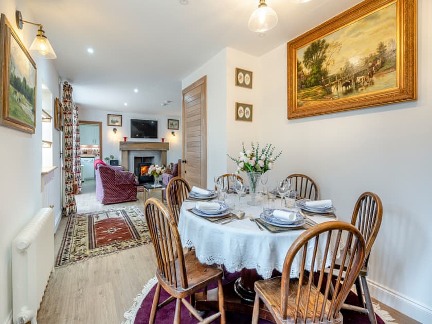 Dining Area | Mill Hill Cottage - Mill Hill and Barjols Holidays, Lamington, near Biggar