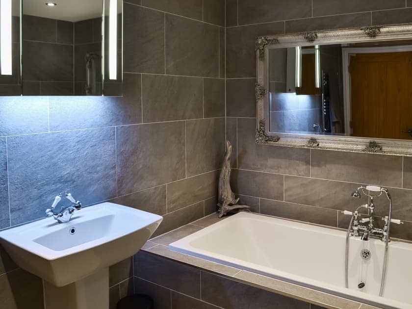 Contemporary bathroom | Old Kielder Castle Cottage, Kielder, near Bellingham