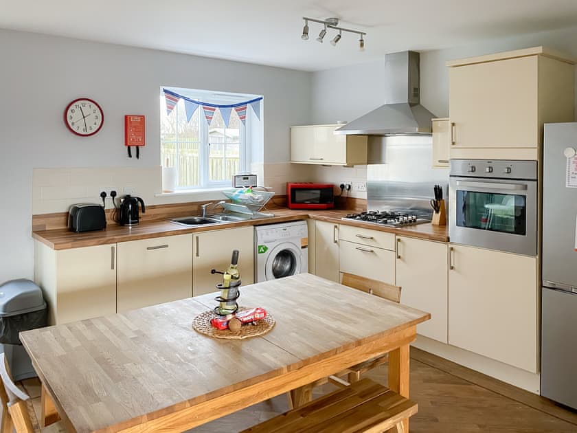 Convenient dining area | Cowry Cottage, Beadnell