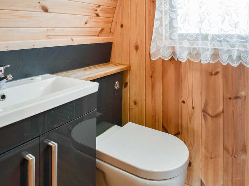 Bathroom | Barn Scar - Moorside Glamping Pods, Corney, near Millom