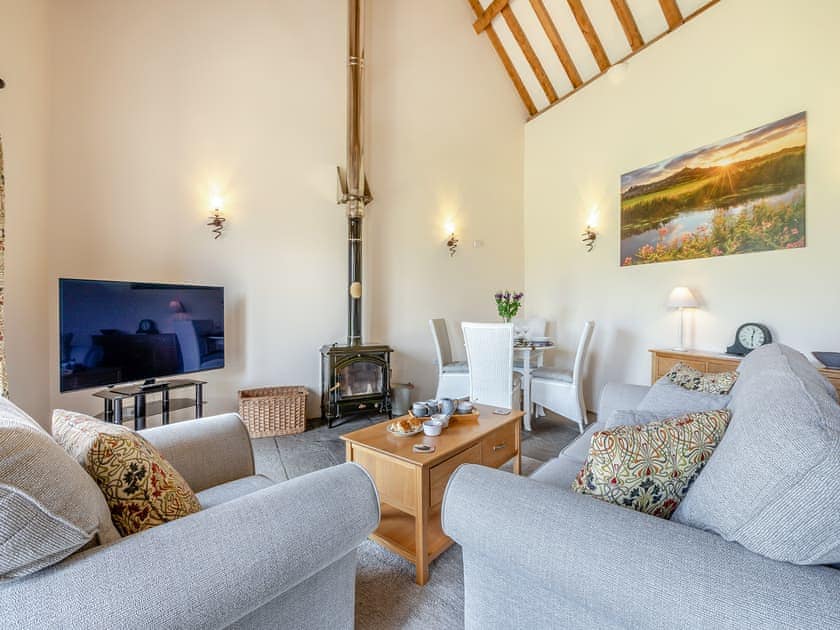 Open plan living space | Chapel Barn - Pedwell Hill, Ashcott, near Bridgwater