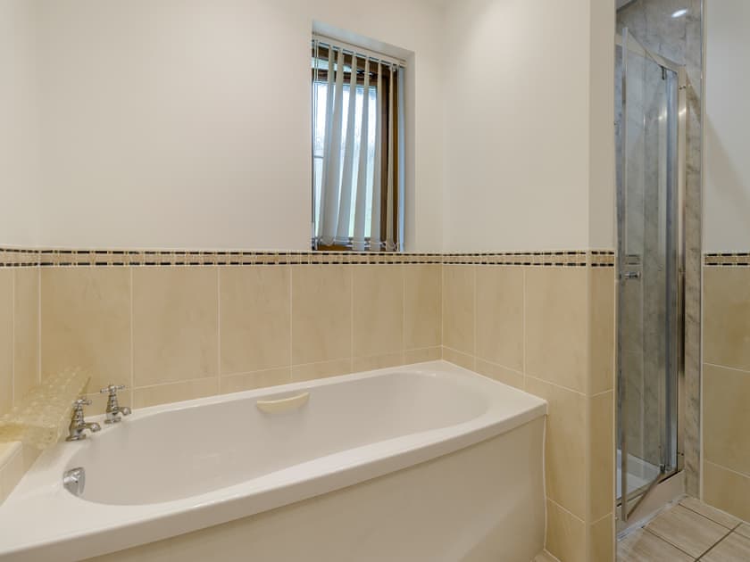 Bathroom | Derwen Haidd - Afan Holiday Cottages, llanafan/Aberystwyth