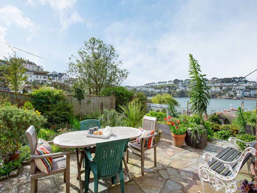 Sitting-out-area | Chapel House, Polruan, near Fowey