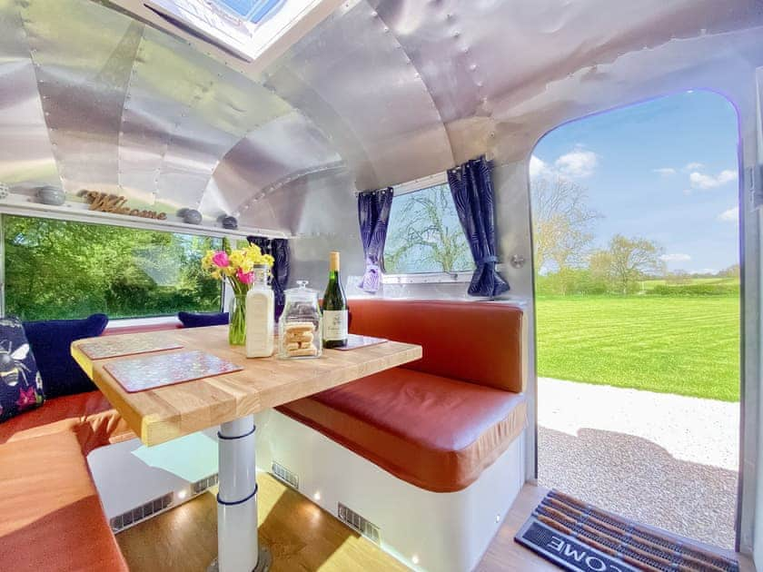 Dining Area | Lanes End Farm Airstream, Gastard, near Corsham