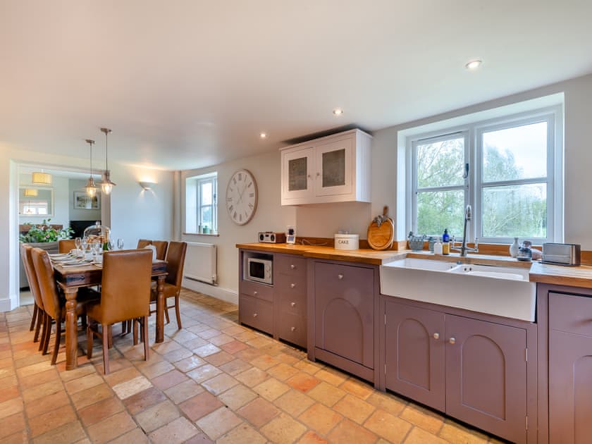 Kitchen/diner | The Farmhouse - Hall Farm, Lamas, near Wroxham