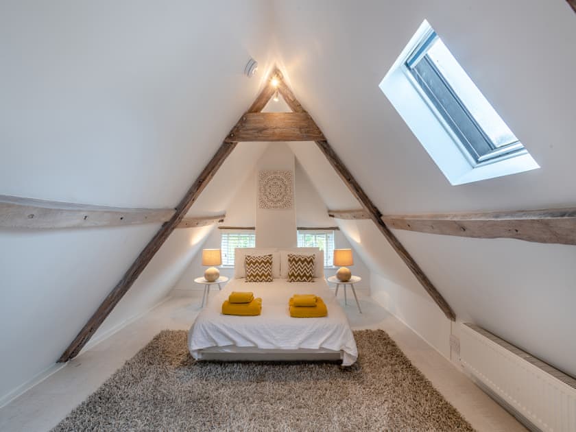 Double bedroom | The Farmhouse - Hall Farm, Lamas, near Wroxham