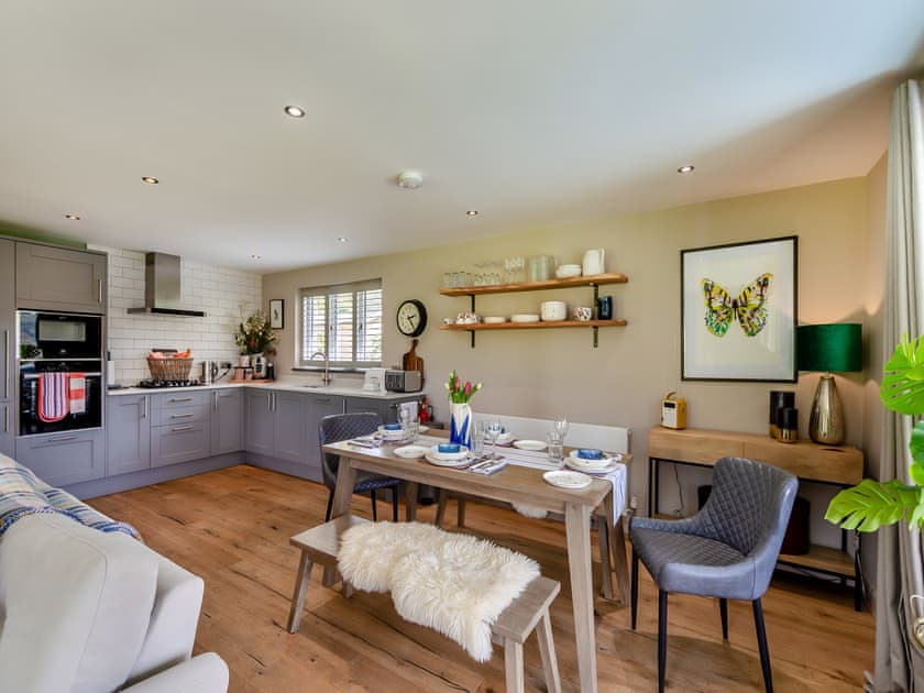 Open plan living space | Silver Birch Lodge, Norwood, near Harrogate