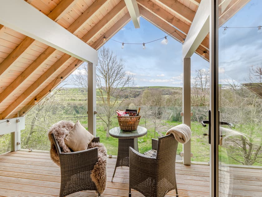 Terrace | Silver Birch Lodge, Norwood, near Harrogate