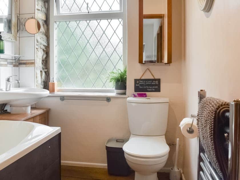 Bathroom | Hebble Row Cottage, Oakworth