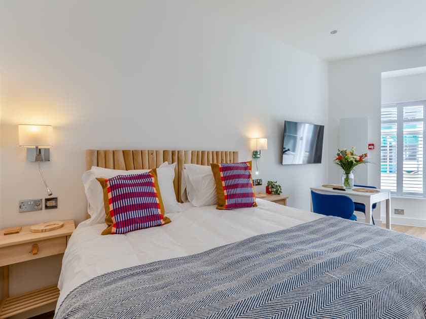Bedroom area | Belgrave Sands Apartment, Torquay Seafront