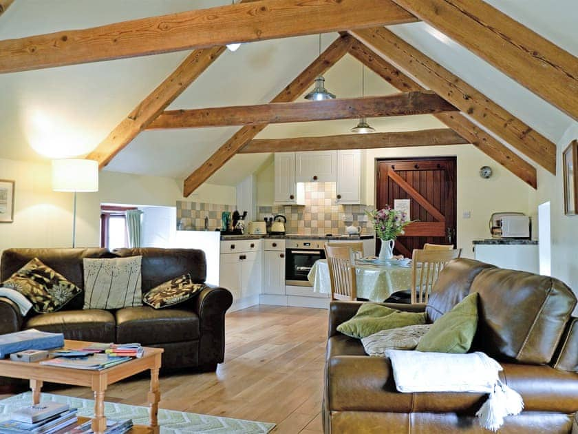 Open plan living space | The Corn Loft - Longlands Farm Cottages, Haverfordwest, near Narberth