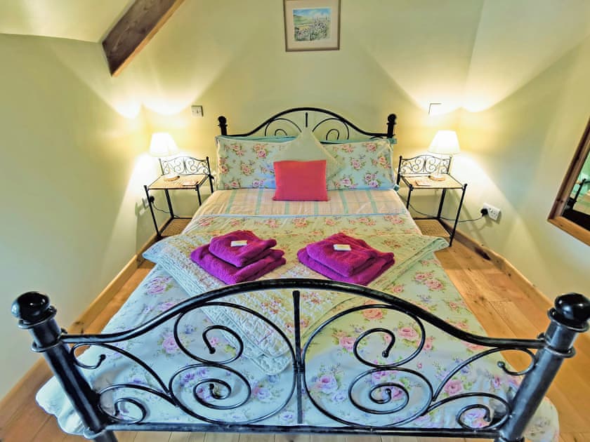 Double bedroom | The Corn Loft - Longlands Farm Cottages, Haverfordwest, near Narberth