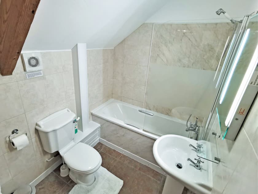 Shower room | The Corn Loft - Longlands Farm Cottages, Haverfordwest, near Narberth