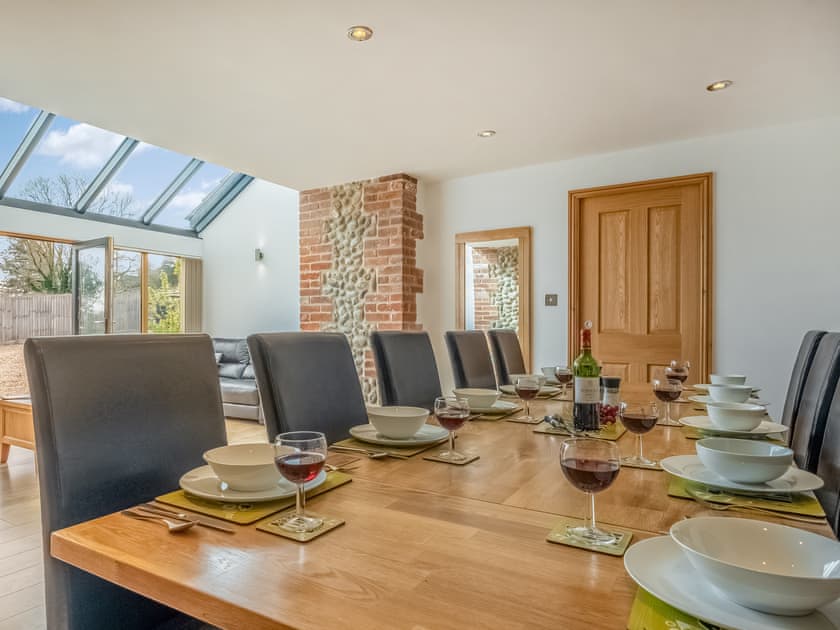 Wonderful dining area | The Great North Barn - Hall Farm Barns, Gimingham, near Mundesley
