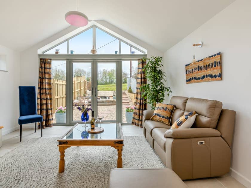 Living area | The Byre - Cleve Farm Retreats, Churchstanton, near Taunton