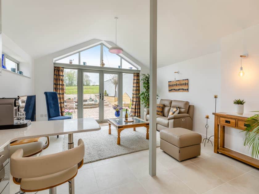 Living area | The Byre - Cleve Farm Retreats, Churchstanton, near Taunton
