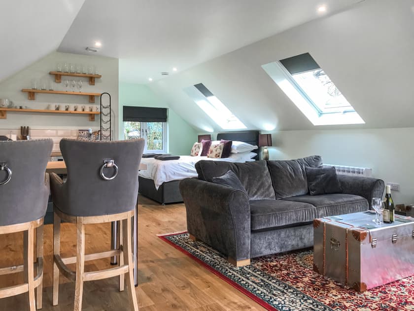 Open plan living space | The Apartment - Glaneirw Estate, Tanygroes, near Llangrannog