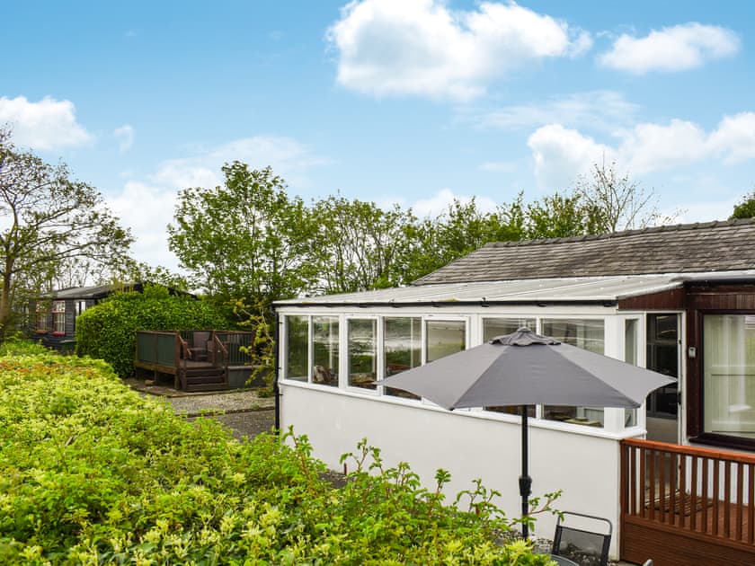 Outdoor area | Maskel Beach Cottage, Ulverston