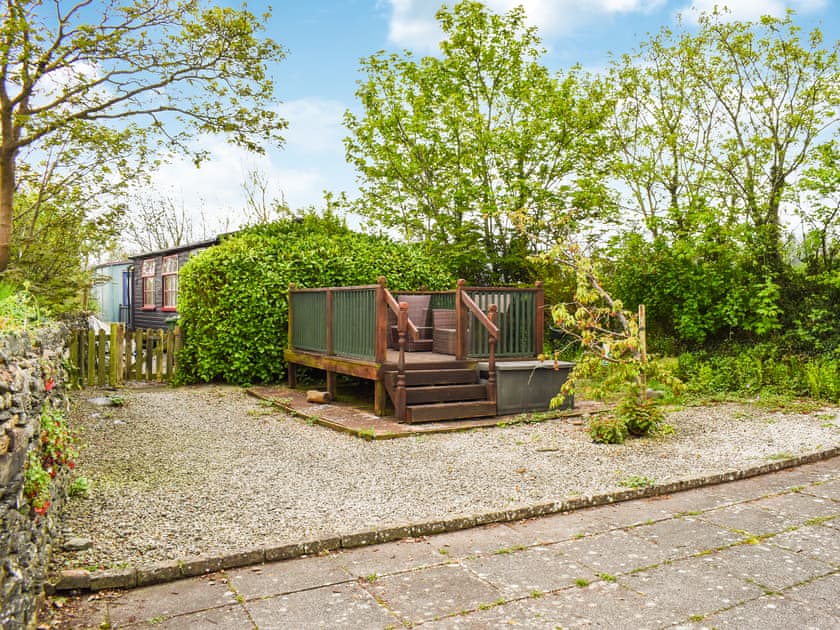 Outdoor area | Maskel Beach Cottage, Ulverston
