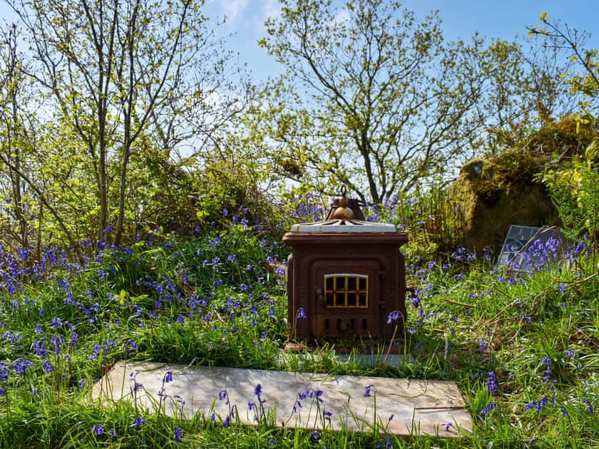 Outdoor area | Deer Close - Woodland Retreats, Millom