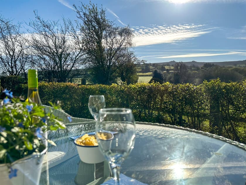 Outdoor eating area | Meadow Barn, Pennerley, Minsterley