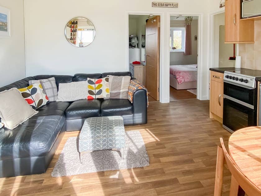 Open plan living space | Barn Owls Holiday Bungalow, Weston, near Sidmouth