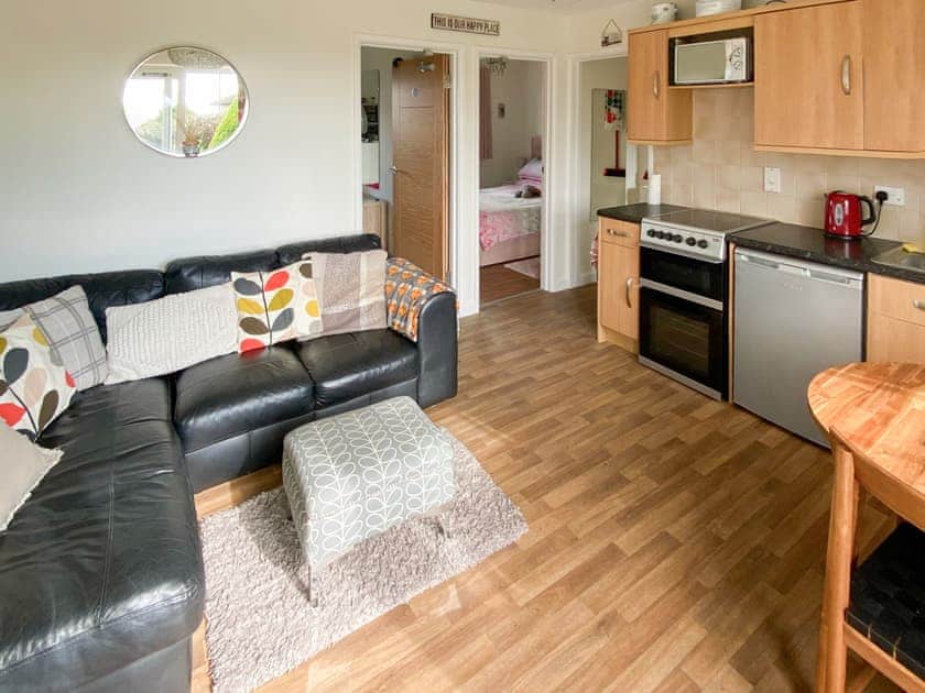 Open plan living space | Barn Owls Holiday Bungalow, Weston, near Sidmouth