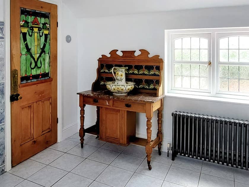 Stained glass door | Oakridge, Hinderwell, near Whitby