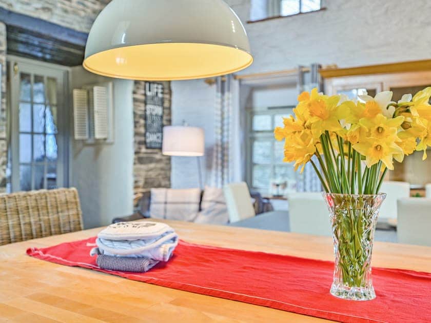 Kitchen/diner | The Old Farmhouse - Polean Farm Cottages, Pelynt, near Looe