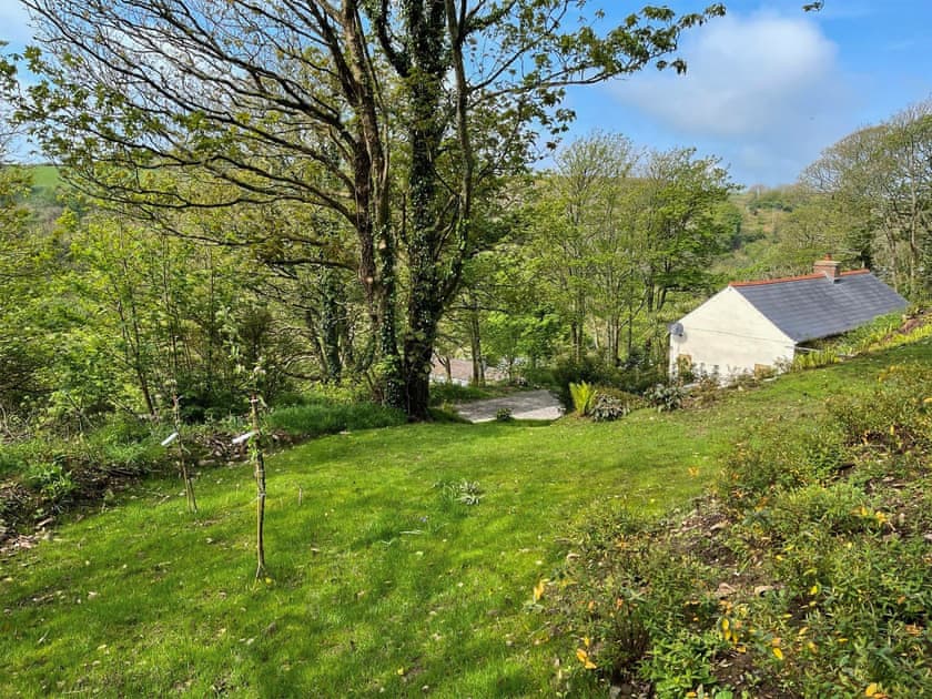 Upper Garden | Bridge View Cottage, Middle Mill, nr Solva