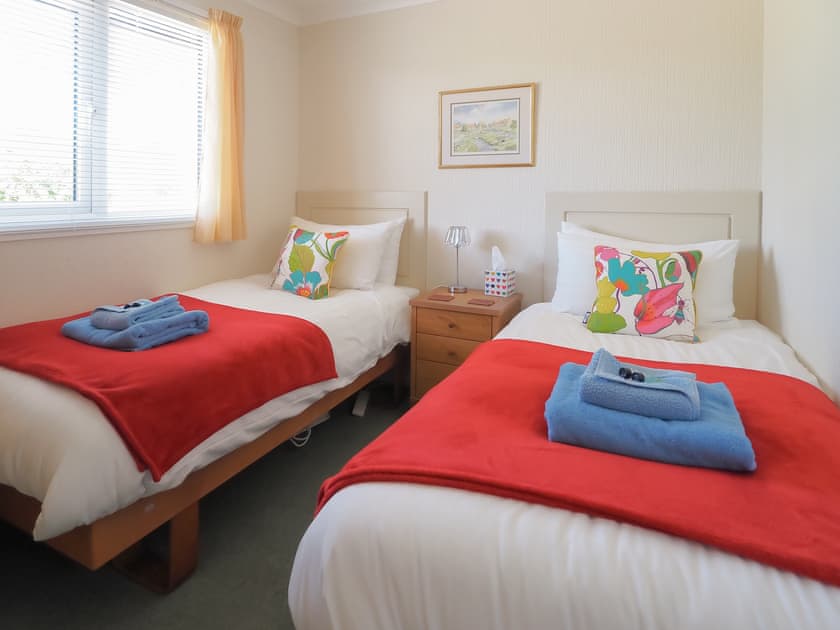 Well-appointed twin bedded room | Ash Lodge, Nawton, near Helmsley