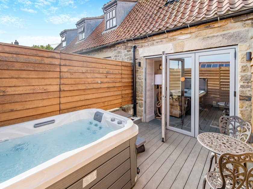 Hot tub | The Drunken Carpenter’s Cottage, Sneaton, near Whitby