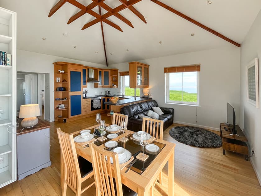 Open plan living space | The Look Out, Dundrennan