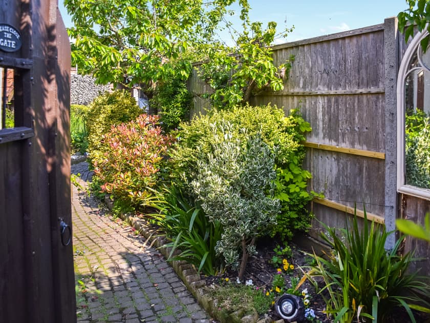 Outdoor area | Honeysuckle Cottage, Great Yarmouth