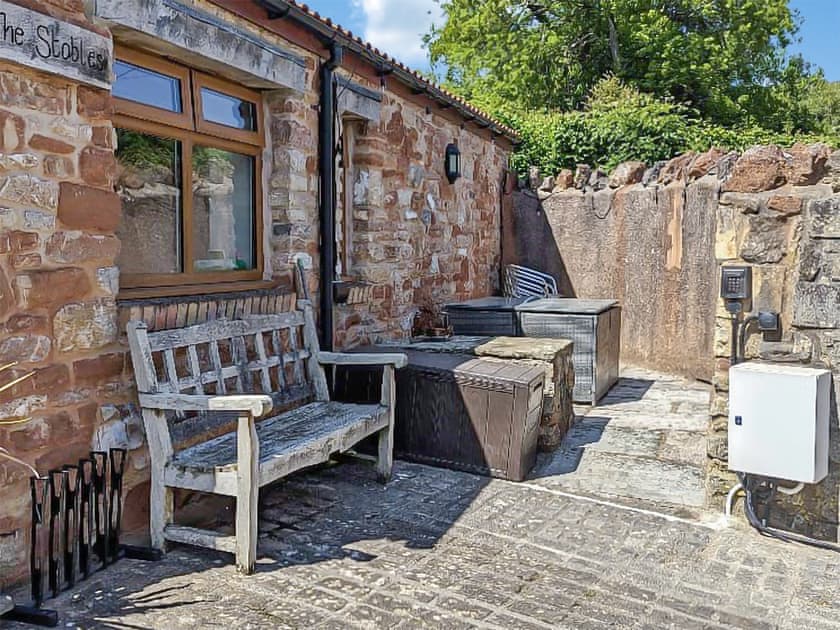 Outdoor area | Wookey HoleThe Stables, Wookey Hole, near Wells