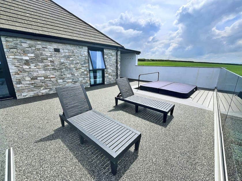 Outdoor area | Hafan Dawel - Cardigan Bay Cottages, Felinwynt, near Cardigan
