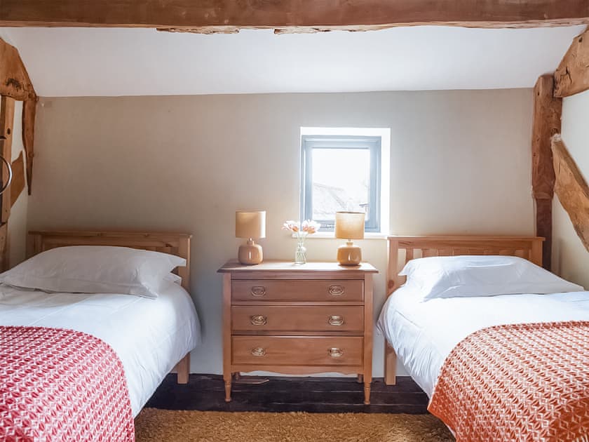 Twin bedroom | Hayloft Barn, Whitney-on-Wye, near Hereford