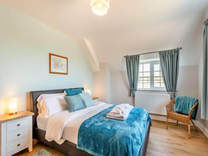 Room 2, with king size bed and en-suite bathroom  | Llwyncelyn Farmhouse, Clynderwen