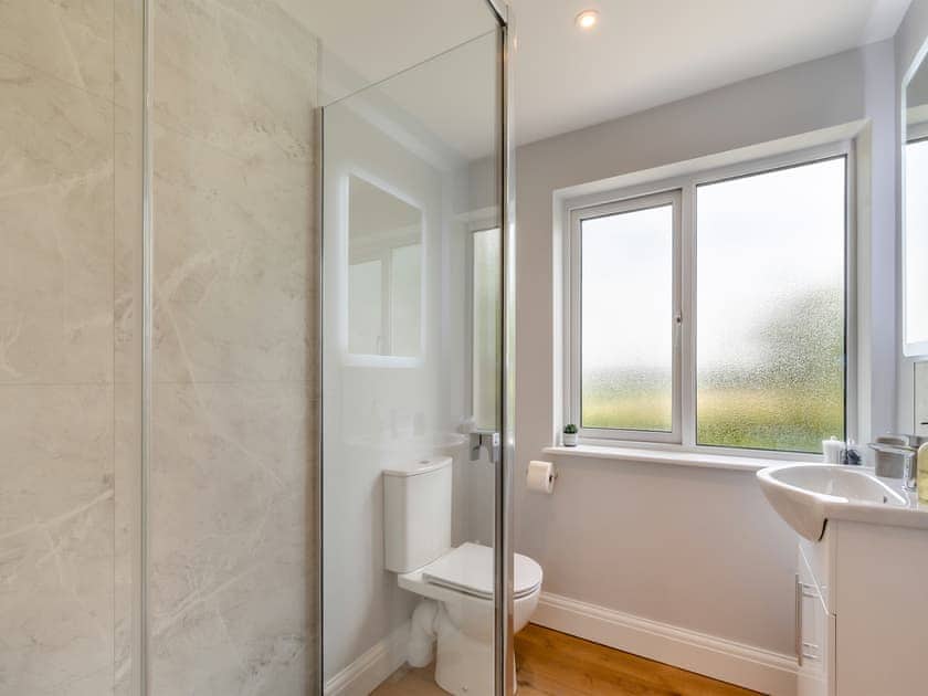 Upstairs shower room  | Llwyncelyn Farmhouse, Clynderwen