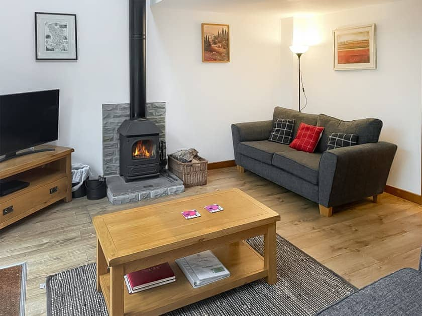 Living room with wood burner | Toll Barn Cottage, Fernilee, Goyt Valley