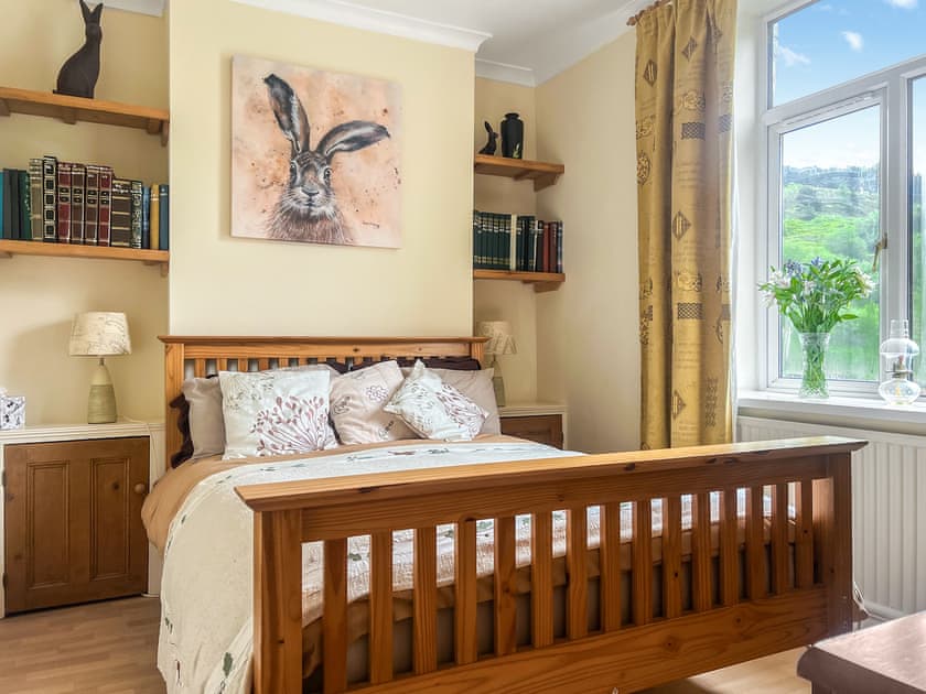 Double bedroom | Creative Afan Valley Home, Blaengwynfi, near Neath
