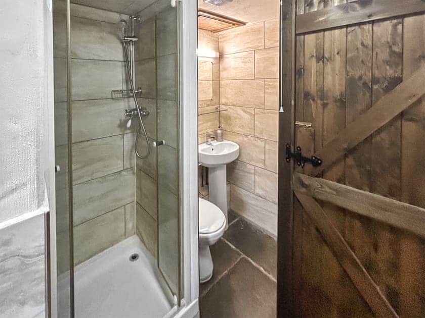 Downstairs shower room | Cider Cottage - Higher Checkridge Farm, Hawkchurch, near Lyme Regis