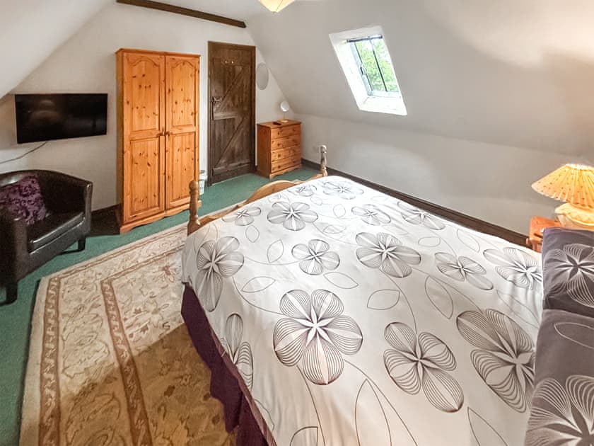 Douoble Bedroom | Higher Checkridge Farm- Cider House - Higher Checkridge Farm, Hawkchurch, near Lyme Regis