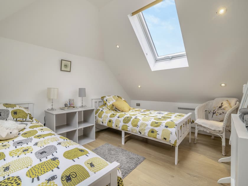 Twin bedroom | The Old Nursery, Brecon