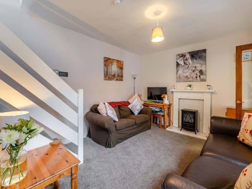 Living room | Carraig Dhubh North - Carraig Dhubh Cottages, Whiting Bay